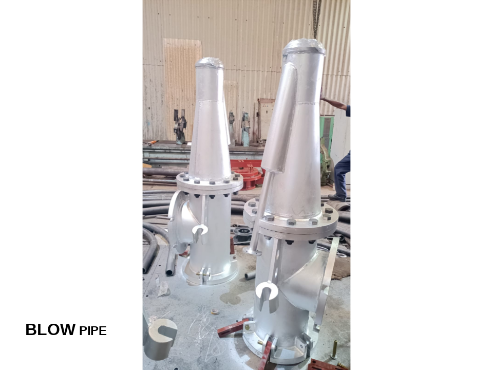 Blast furnace blow pipe assembly