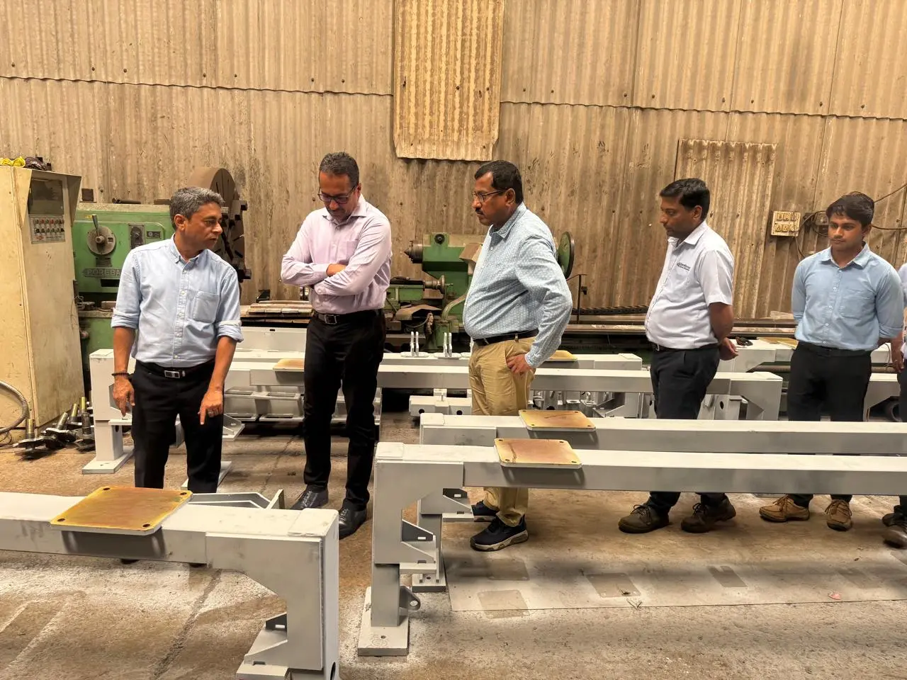 Bosch team technical visit at Daneshwari Engineering facility