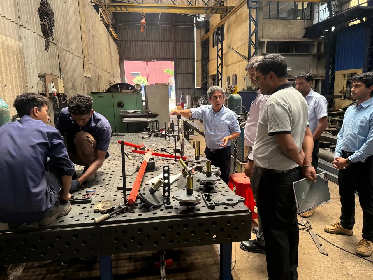 Technical discussion with Bosch team