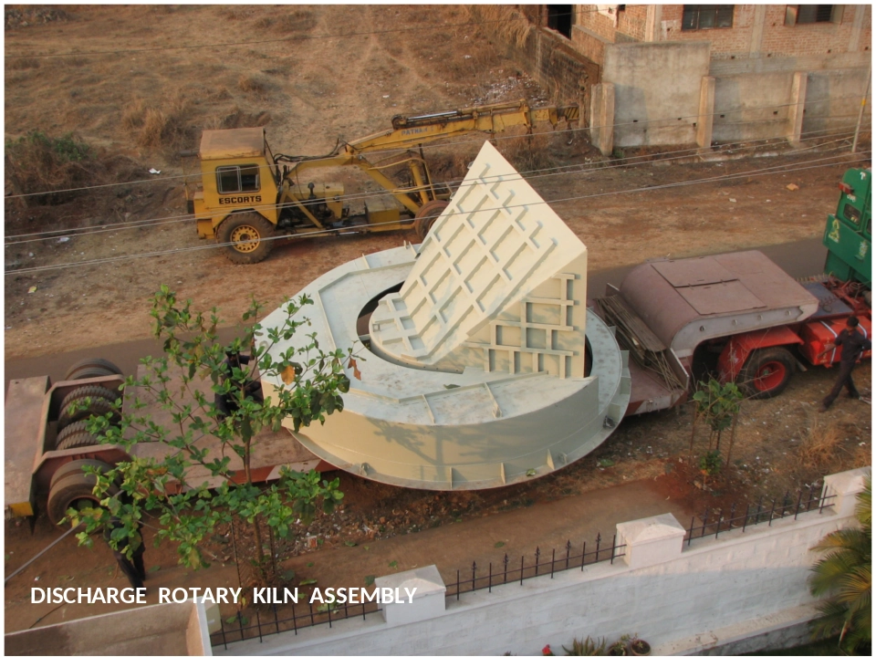 Rotary Kiln Discharge Shell fabrication