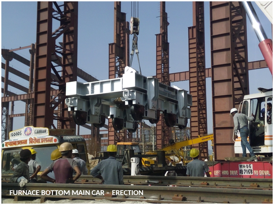 Blast furnace bottom shell