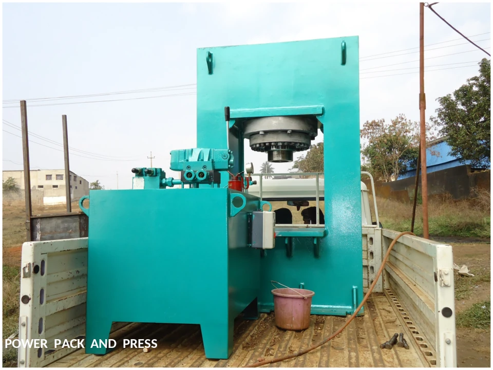 Hydraulic power pack unit and industrial press