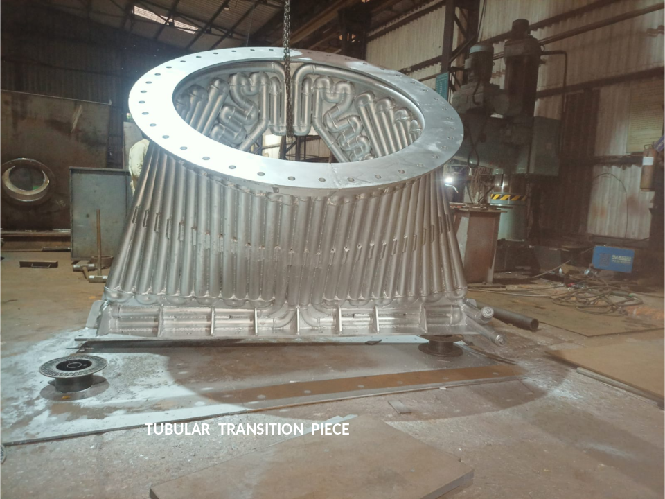 Tubular transition piece fabrication