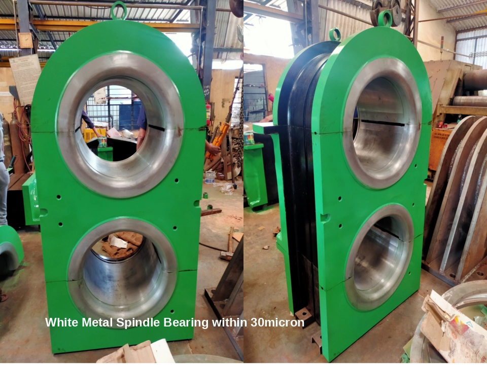 White metal bearing spindle